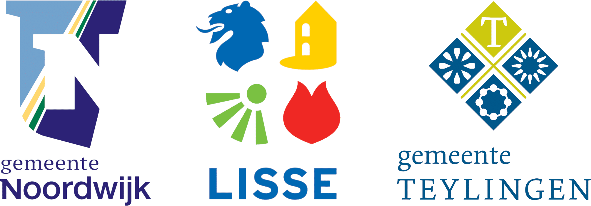 Logo's Gemeente Noordwijk Lisse Gemeente Teylingen